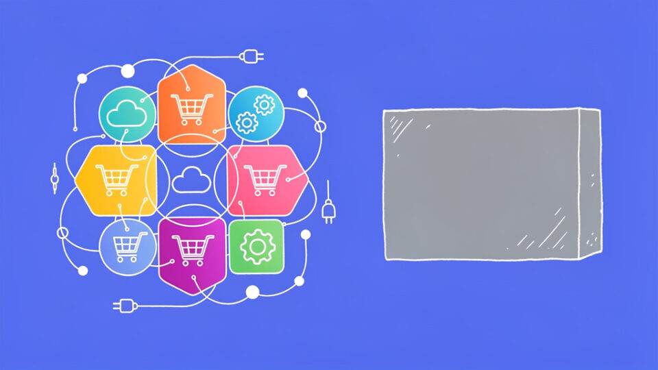 Co to jest architektura composable (MACH) i kiedy wygrywa z monolitem w e-commerce?