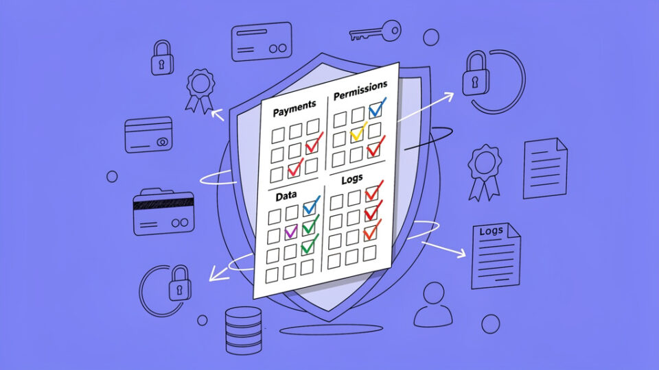 Checklista bezpieczeństwa przed wdrożeniem: 55 kontroli (płatności, dane, uprawnienia, logi)